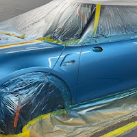 dent fix and paint on a Mini